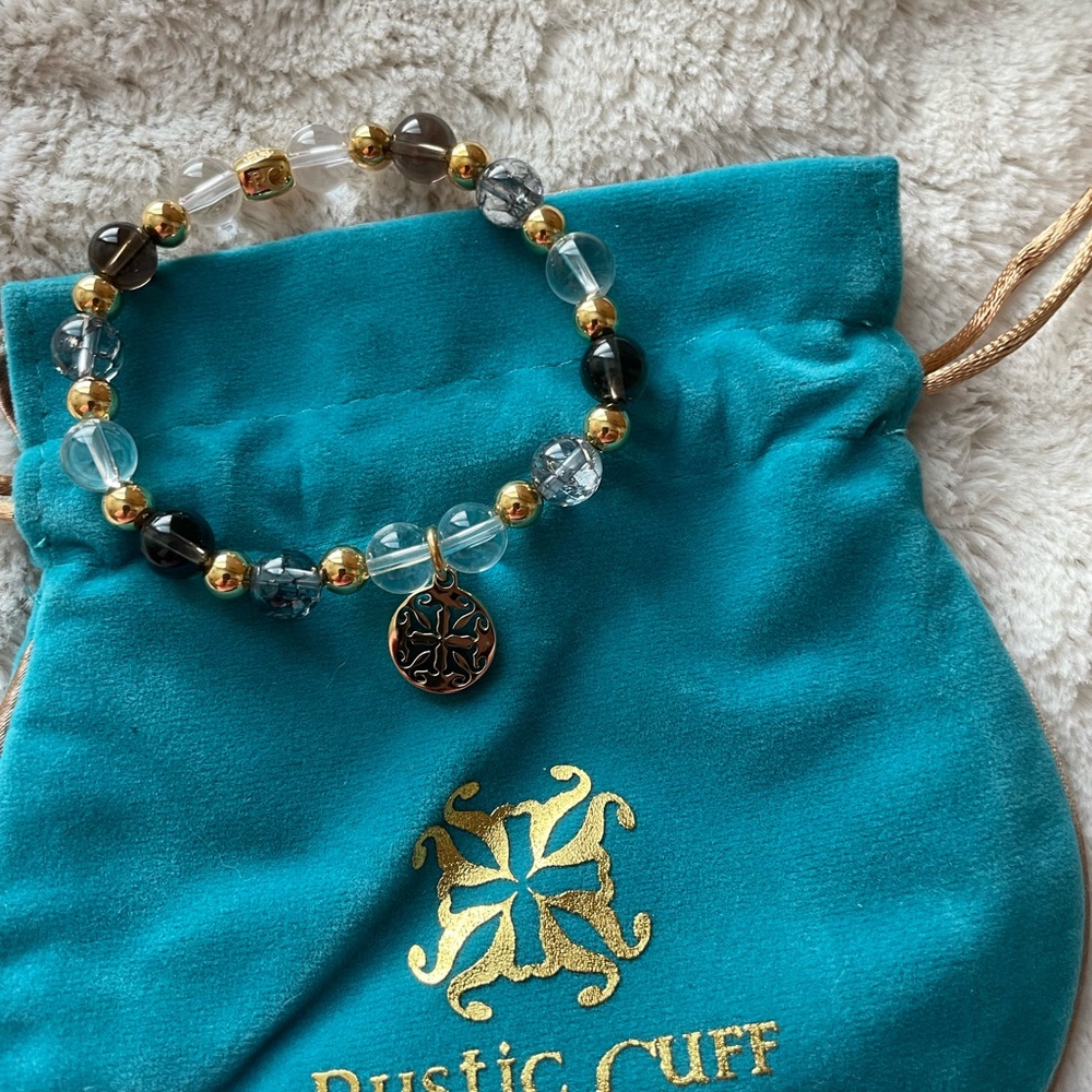 Rustic Cuff Beaded Bracelet